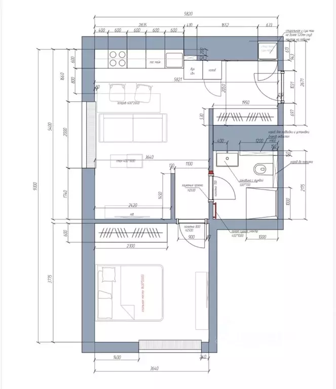 1-к кв. Москва Волоколамское ш., 95/2к2 (44.0 м) - Фото 1