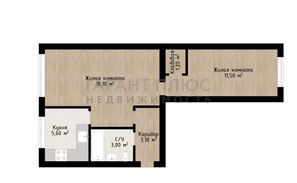 2-к кв. Липецкая область, Липецк ул. П.А. Папина, 27 (42.5 м) - Фото 0