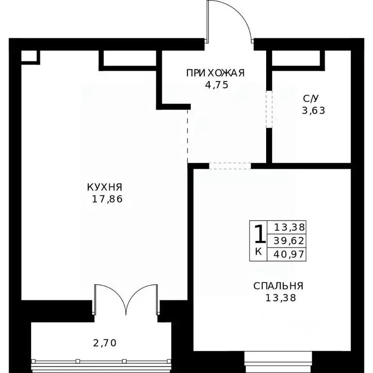 1-к кв. Нижегородская область, Нижний Новгород Ленгородок мкр, Мед ... - Фото 1