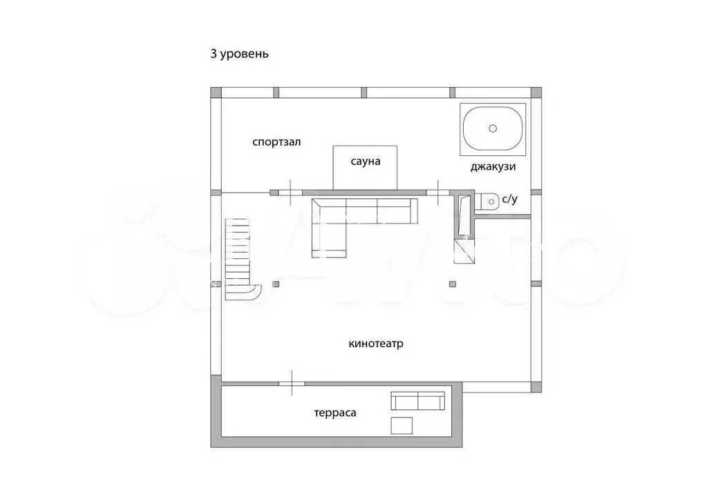 6-к. квартира, 465,6 м, 3/3 эт. - Фото 1
