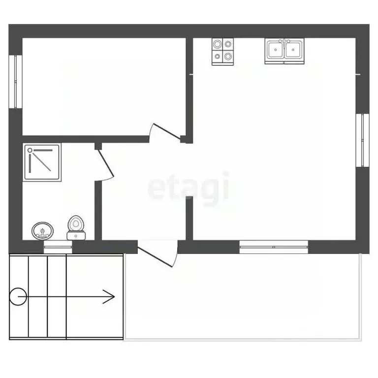 Дом в Калужская область, Калуга ул. Речная, 55 (45 м) - Фото 0