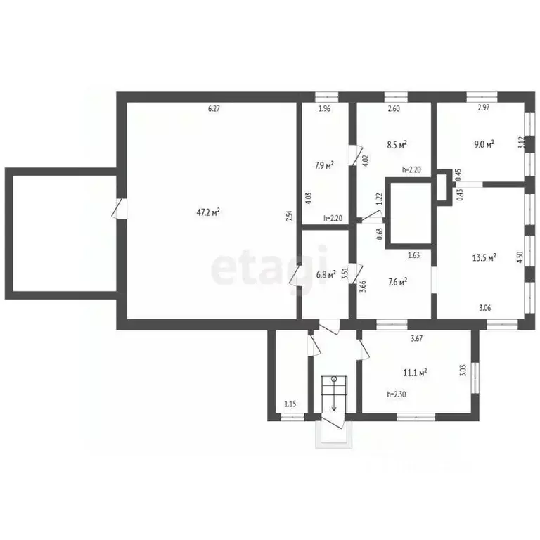 Дом в Вологодская область, Сямженский муниципальный округ, д. ... - Фото 2