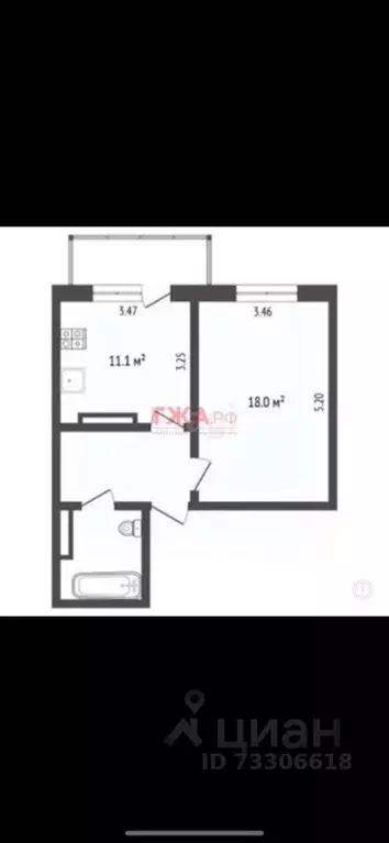 1-к кв. Саха (Якутия), Нерюнгри Чульман пгт, Совхозная ул., 8 (39.5 м) - Фото 2