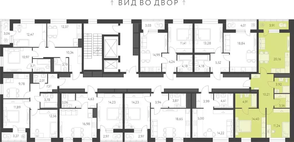 2-комнатная квартира: Екатеринбург, микрорайон Академический, ЖК ... - Фото 1