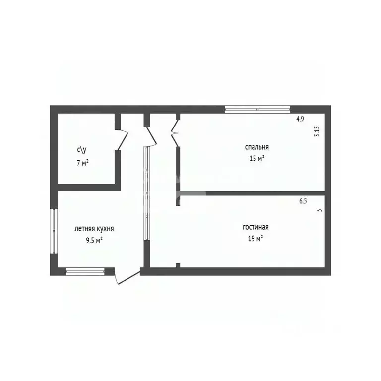 1-к кв. Дагестан, Дербент ул. Х. Тагиева, 33А (43.0 м) - Фото 2