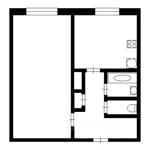 1-к кв. Санкт-Петербург ул. Партизана Германа, 33 (32.0 м) - Фото 2