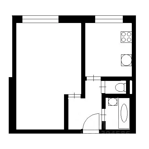 1-к кв. Ленинградская область, Всеволожский район, д. Новое Девяткино ... - Фото 2