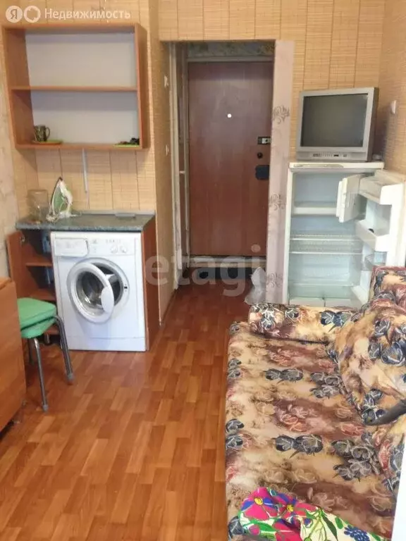 Квартира-студия: Тюмень, Олимпийская улица, 24 (13.5 м) - Фото 1