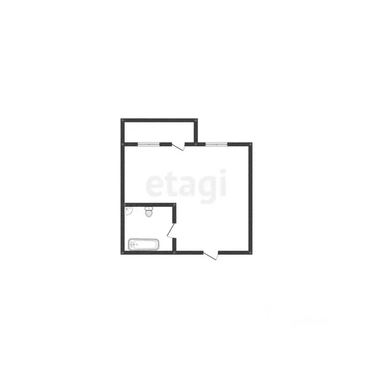 Студия Бурятия, Улан-Удэ 115-й мкр, 8 (25.9 м) - Фото 1