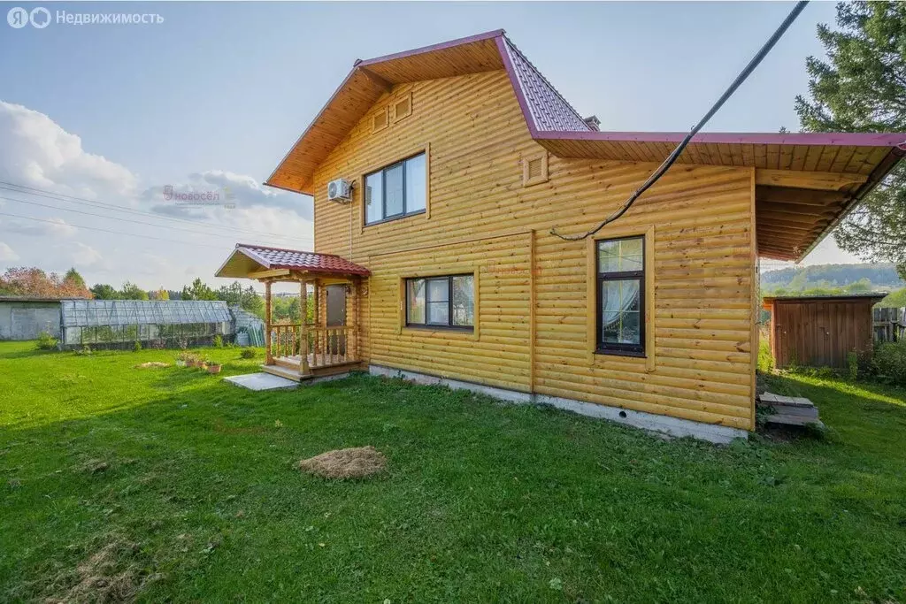 Дом в Нижнесергинский район, Кленовское сельское поселение, деревня ... - Фото 0