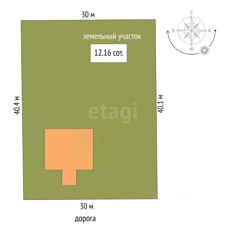 Дом в Марий Эл, Медведевский район, Руэмское с/пос, д. Рябинка ул. ... - Фото 2