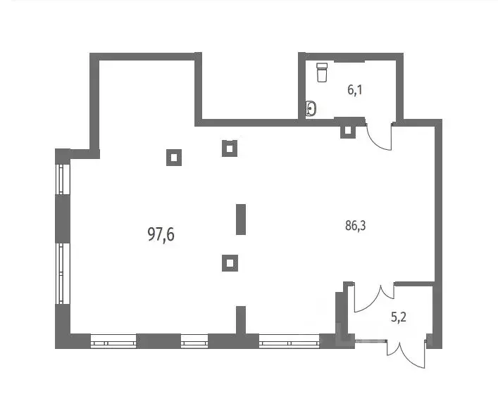Помещение свободного назначения в Санкт-Петербург ул. Академика ... - Фото 2