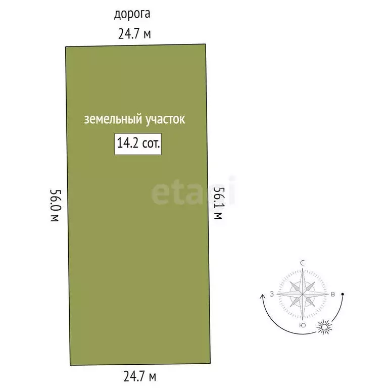 Участок в Тюменский муниципальный округ, деревня Ушакова, микрорайон ... - Фото 1