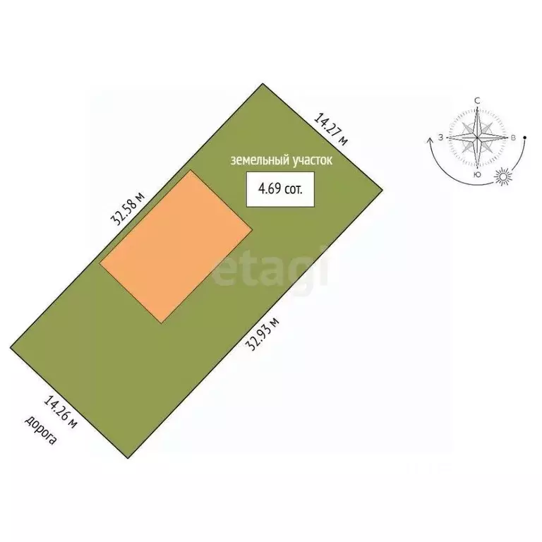 Дом в Крым, Симферополь ул. Маршала Советского Союза Буденного С.М. ... - Фото 2