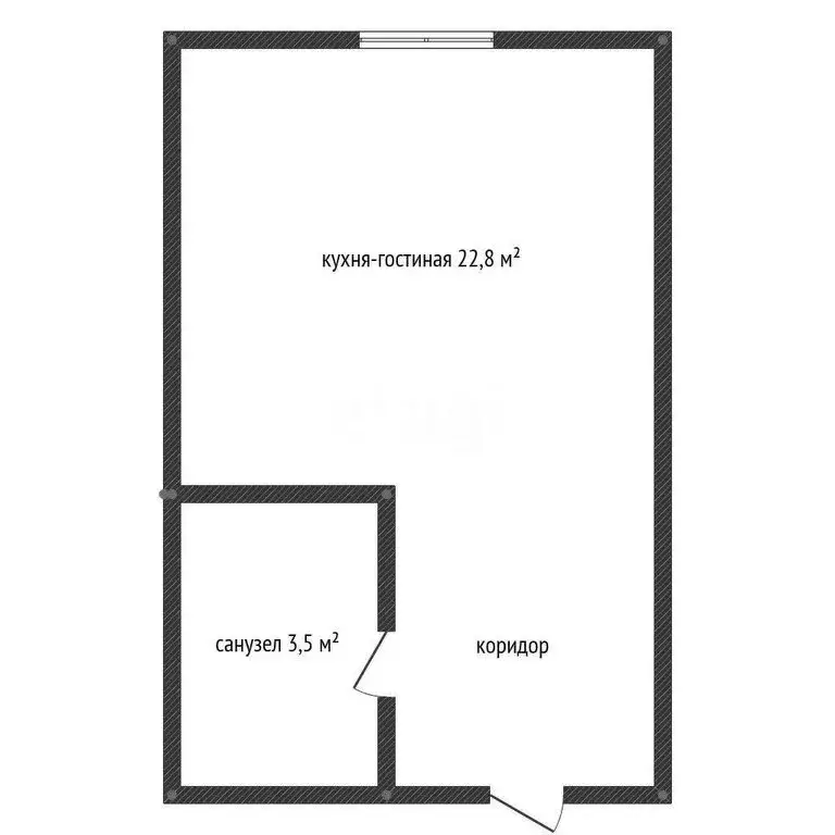 Квартира-студия: Новороссийск, улица Куникова, 47Г (22.8 м) - Фото 0