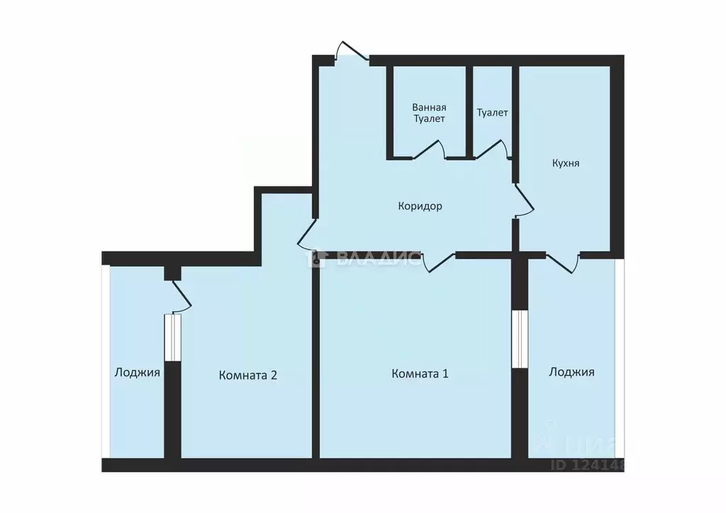 2-к кв. Московская область, Ивантеевка Пушкинский городской округ, ... - Фото 2