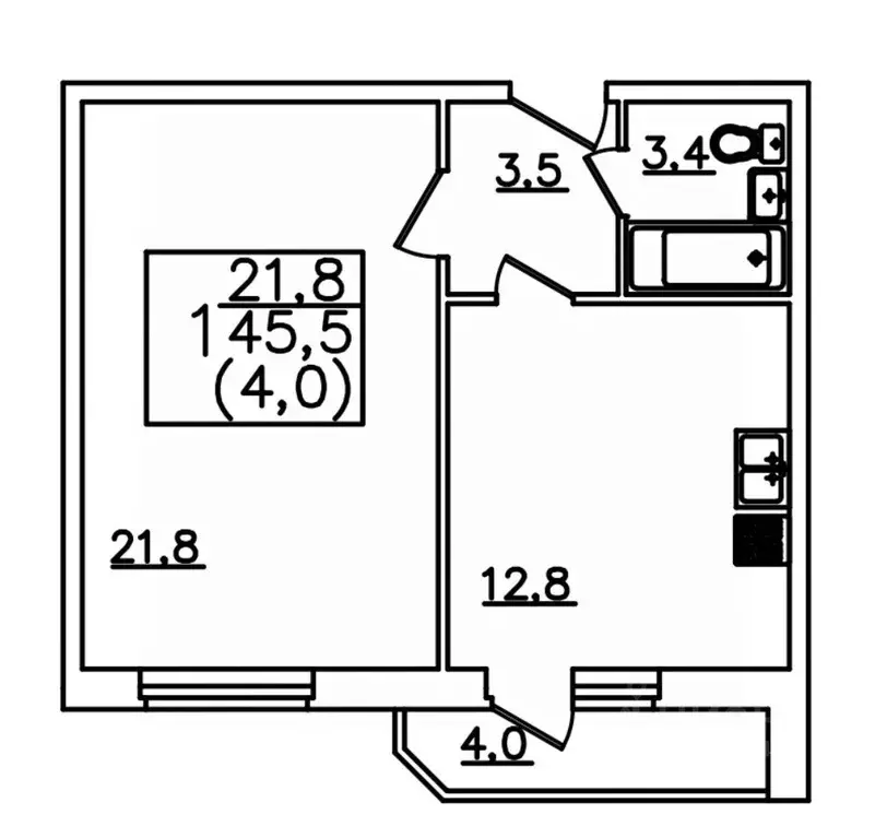 1-к кв. Ставропольский край, Пятигорск Бештау мкр, Алые Паруса жилой ... - Фото 1