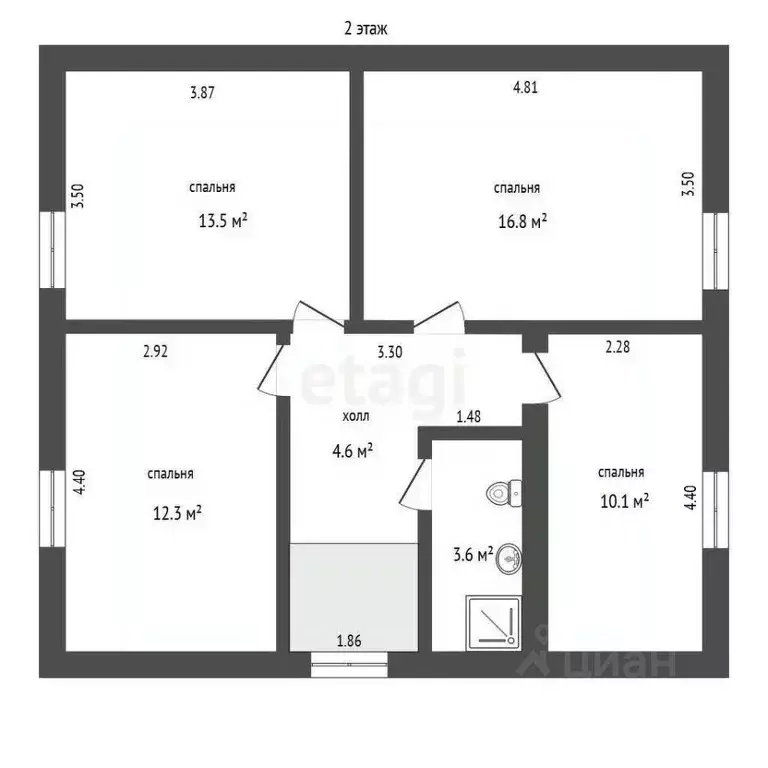 Дом в Московская область, Одинцовский городской округ, Лесное ... - Фото 2