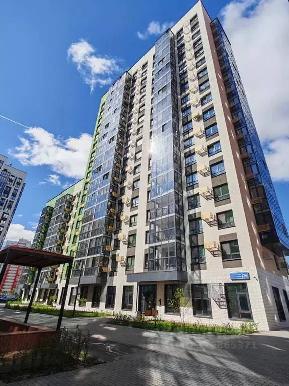 2-к кв. Татарстан, Казань просп. Ильгама Шакирова, 24 (56.5 м) - Фото 2