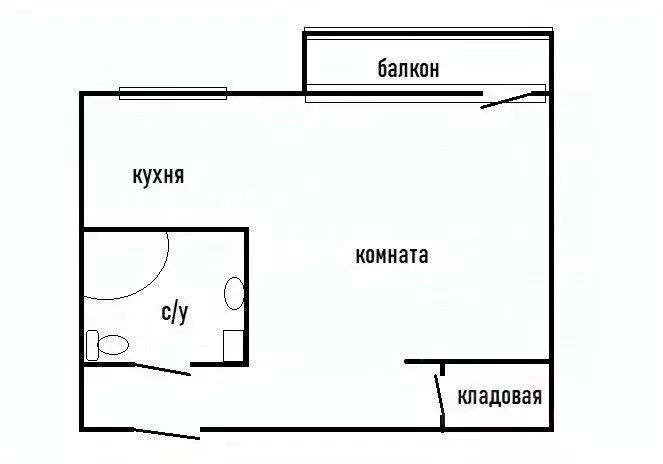 1-к кв. Тульская область, Тула просп. Ленина, 133Б (32.0 м) - Фото 1