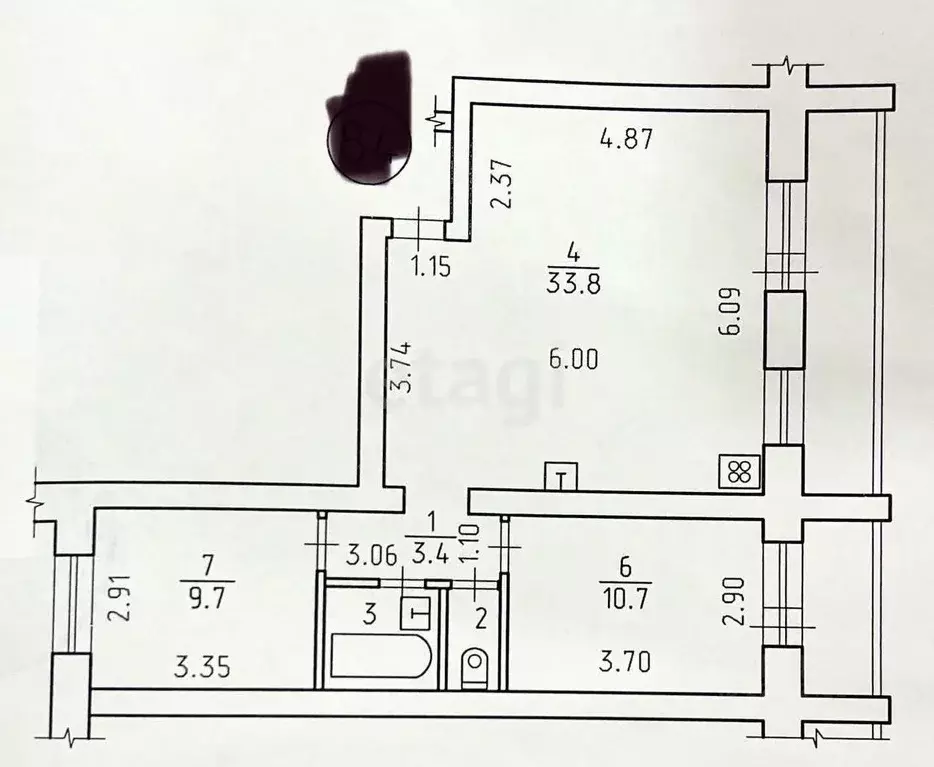 3-к кв. Удмуртия, Ижевск ул. Льва Толстого, 26 (62.0 м) - Фото 0