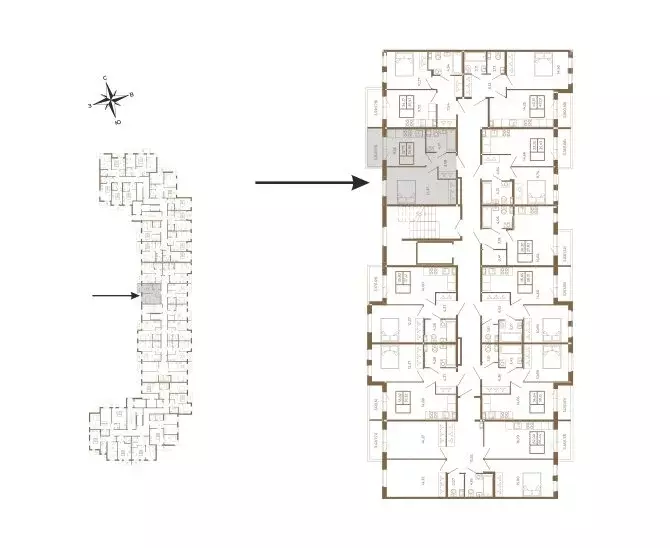 1-комнатная квартира: Сертолово, Златоглавая улица, 2к2 (35 м) - Фото 2