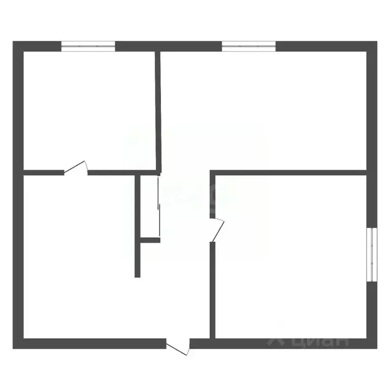 3-к кв. Амурская область, с. Тамбовка ул. Жужжалкина, 17 (58.0 м) - Фото 1