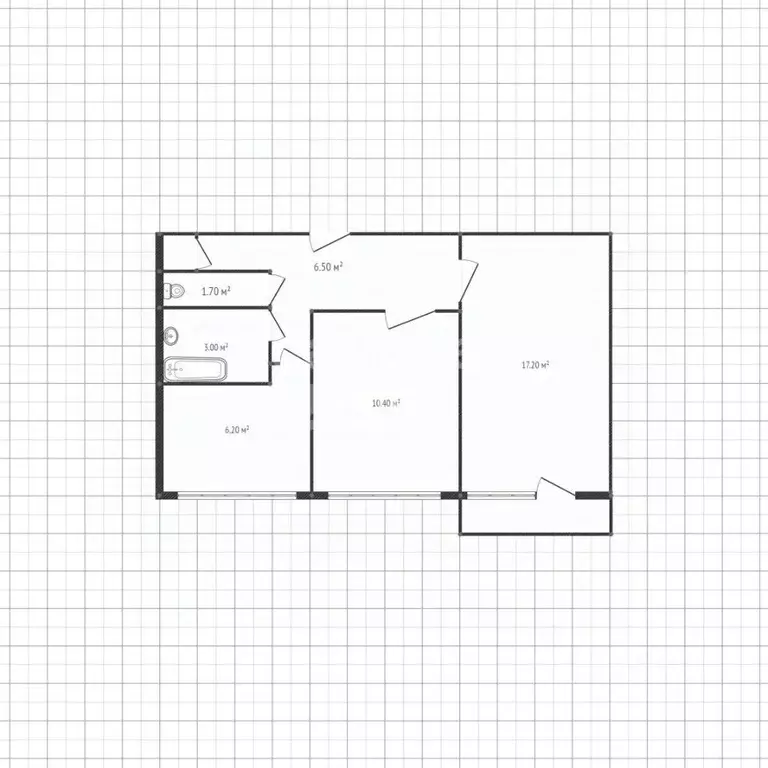 2-к кв. Липецкая область, Липецк ул. Филипченко, 10 (44.7 м) - Фото 2