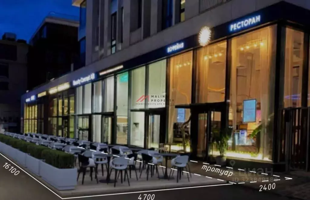 Торговая площадь в Москва Новослободская ул., 24Ас2 (183 м) - Фото 1