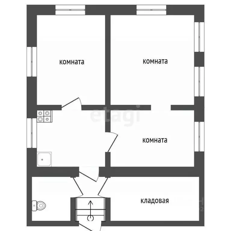 Дом в Ярославская область, Данилов Вятская ул., 55 (47 м) - Фото 0