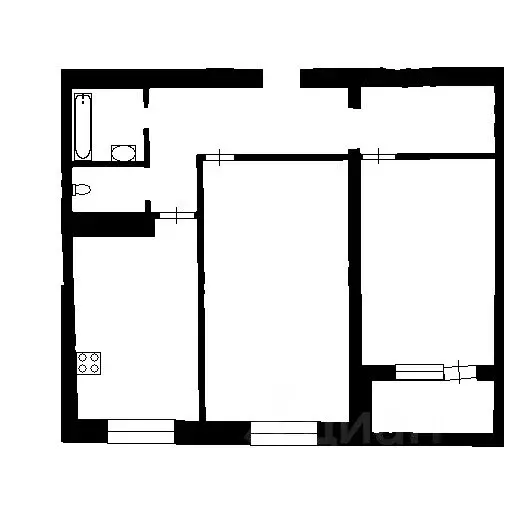 2-к кв. Ханты-Мансийский АО, Сургут ул. Энергетиков, 31 (57.0 м) - Фото 1