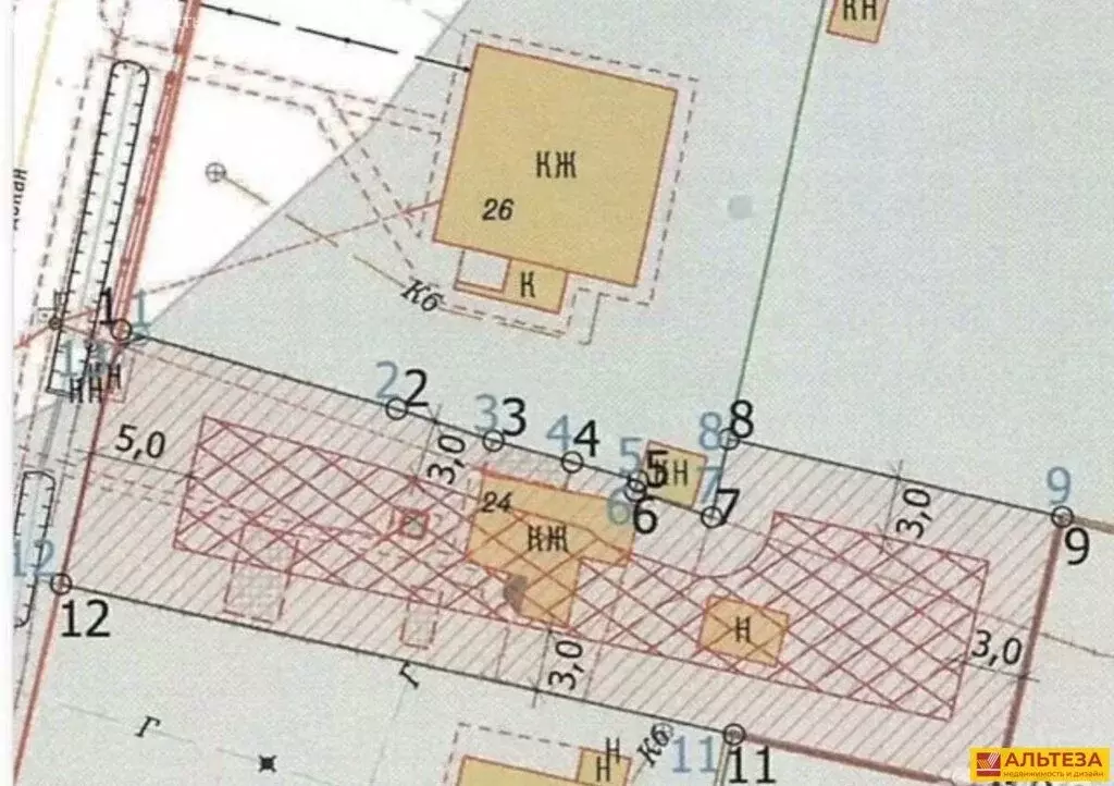 Участок в Калининград, посёлок Лермонтовский, Кировоградская улица, 22 ... - Фото 2