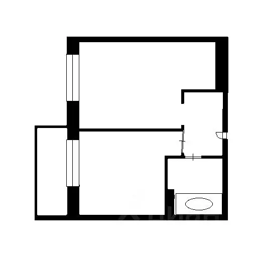 1-к кв. Санкт-Петербург ул. Адмирала Трибуца, 5 (34.3 м) - Фото 1