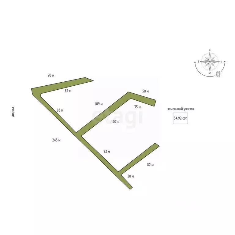 Участок в Красноярский край, Красноярск  (34.92 сот.) - Фото 2