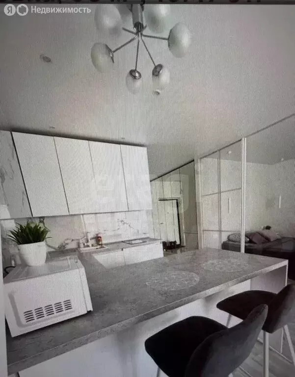 Квартира-студия: деревня Кисловка, микрорайон Северный, улица Марины ... - Фото 2