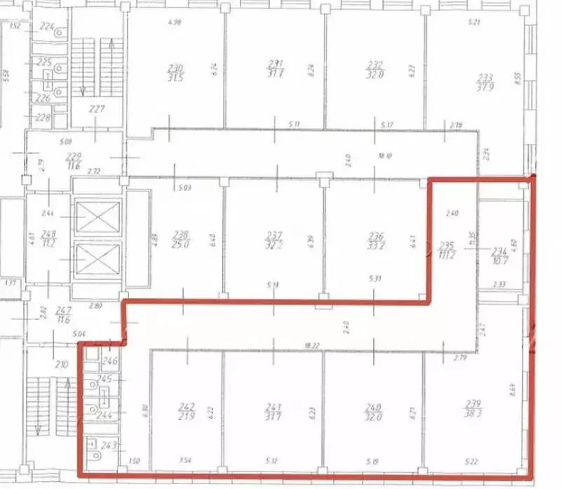 Офис (218 м) - Фото 1