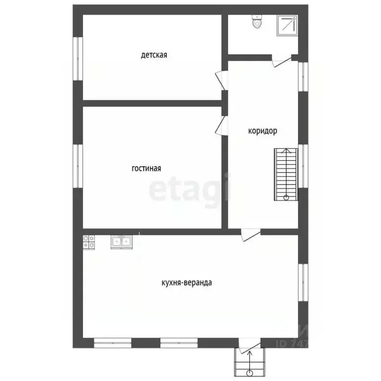 Дом в Крым, Сакский район, с. Штормовое ул. 60 лет Октября, 8 (128 м) - Фото 2