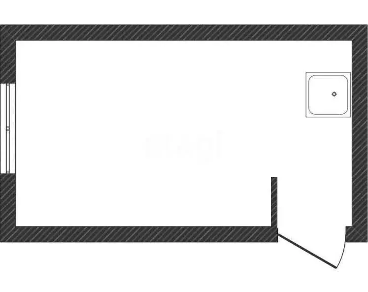 1к в -комнатной квартире (17.6 м) - Фото 1