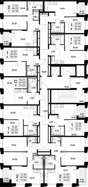 1-к кв. Татарстан, Казань ул. Профессора Мухамедьярова (30.59 м) - Фото 2