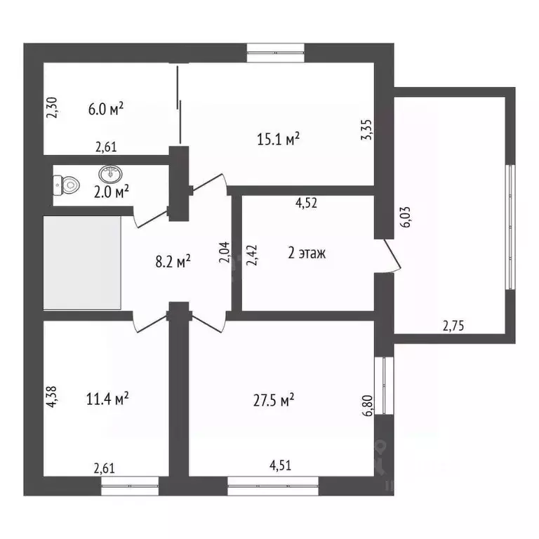 Дом в Амурская область, Благовещенск Дальняя ул., 31 (134 м) - Фото 2