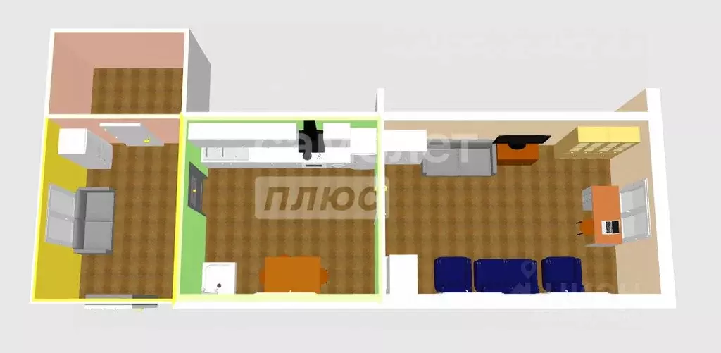 Дом в Алтайский край, Смоленский район, пос. Линевский ул. Ленина (30 ... - Фото 2