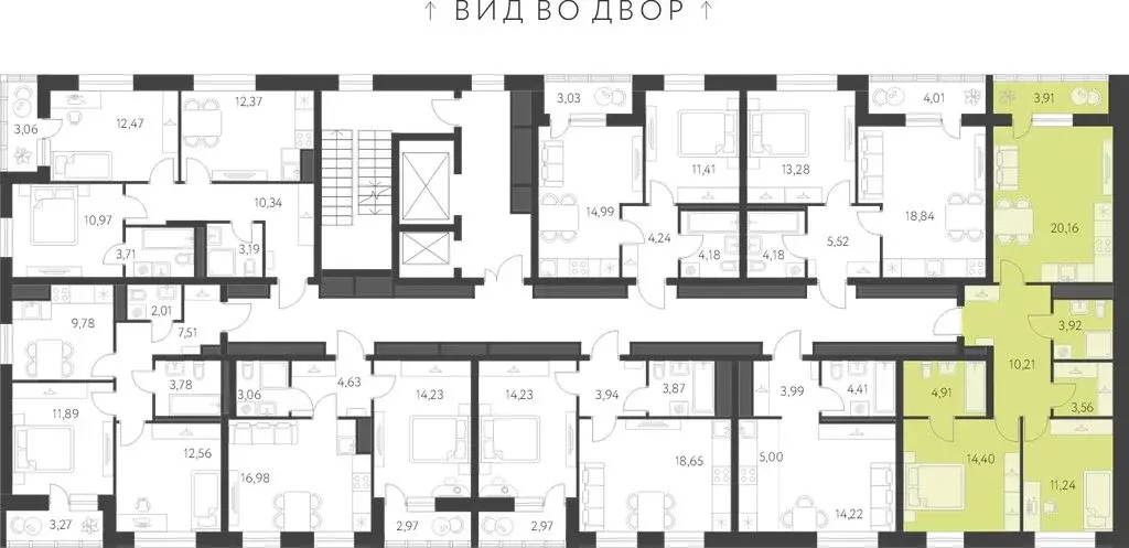 2-комнатная квартира: Екатеринбург, микрорайон Академический, ЖК ... - Фото 1