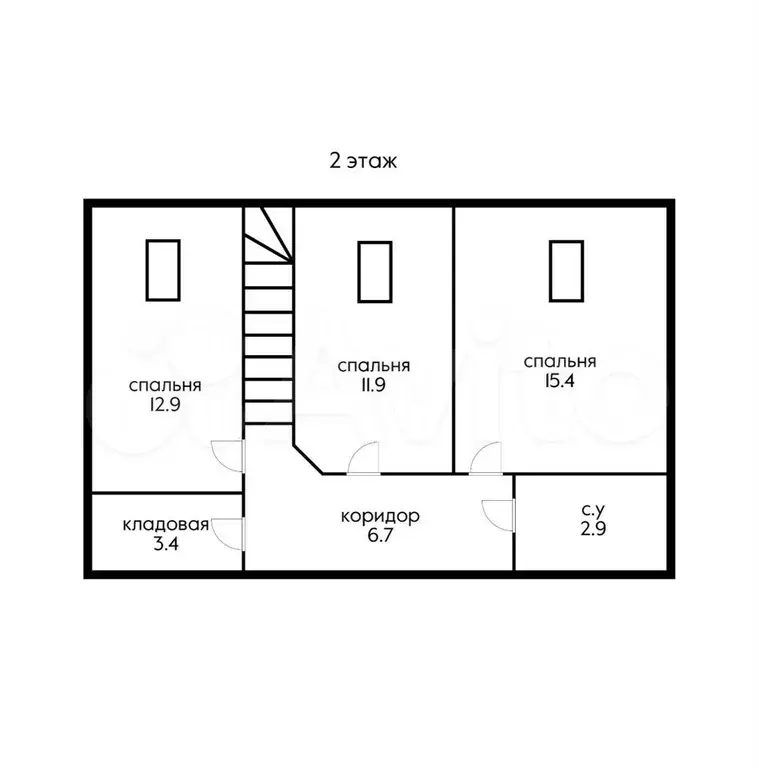 3-к. квартира, 90,8 м, 5/5 эт. - Фото 0