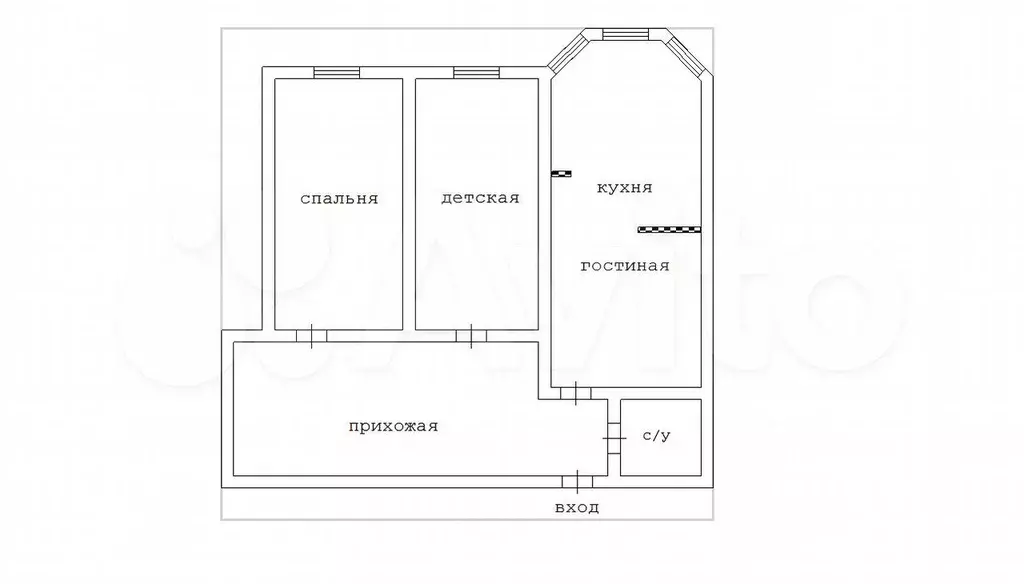 3-к. квартира, 95 м, 9/10 эт. - Фото 0