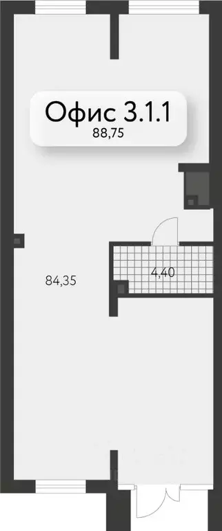 Офис в Свердловская область, Екатеринбург Академический мкр, 3-й кв-л, ... - Фото 1
