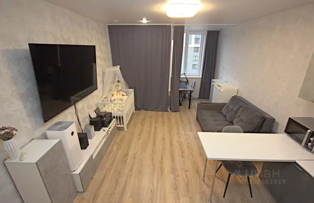 Студия Свердловская область, Екатеринбург Уктус жилрайон, Светлый мкр, ... - Фото 1