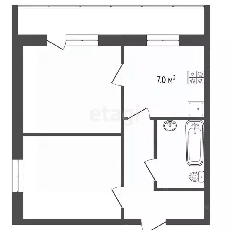 2-к кв. Мордовия, Зубово-Полянский район, Леплейское с/пос, пос. ... - Фото 2