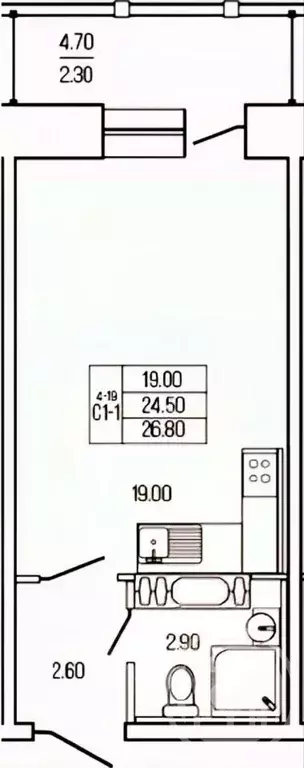Студия Ленинградская область, Всеволожский район, Кузьмоловский пгт ... - Фото 2