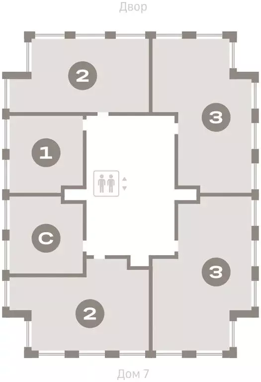 Квартира-студия: Тюмень, Краснооктябрьская улица, 4к3 (45.91 м) - Фото 1