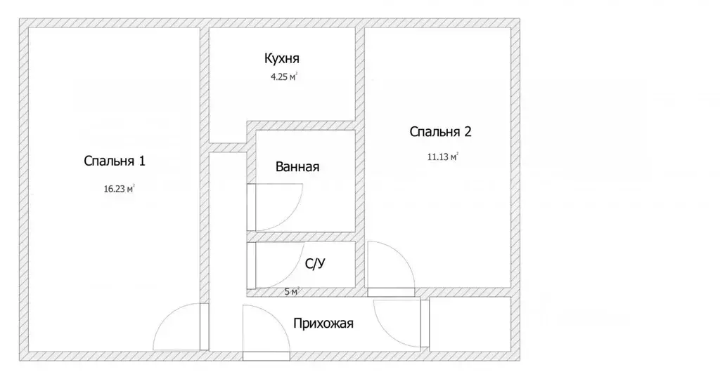 2-к кв. Калужская область, Малоярославецкий муниципальный округ, с. ... - Фото 2